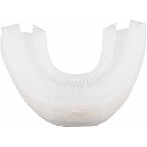 Tête de brosse à dents électronique automatique en silicone, forme en U, pièce de rechange (1/5)