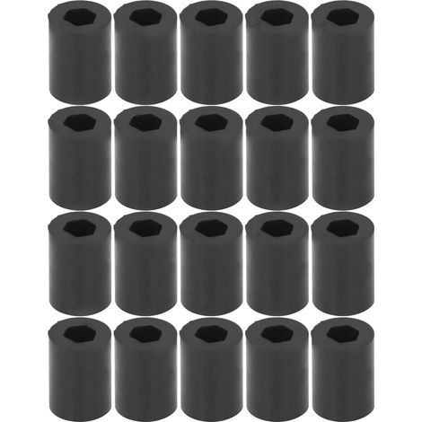 Kit de 20 roues de prise de papier, trou hexagonal de 5 mm, dureté 30A, ensemble d'accessoires pour robot, modèle 5618-4008-0012 (1/5)