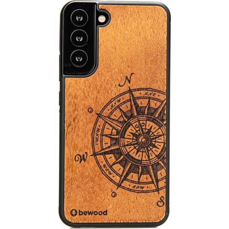 Holzhülle für Samsung Galaxy S22 Plus, Reise-Merbau (1/4)