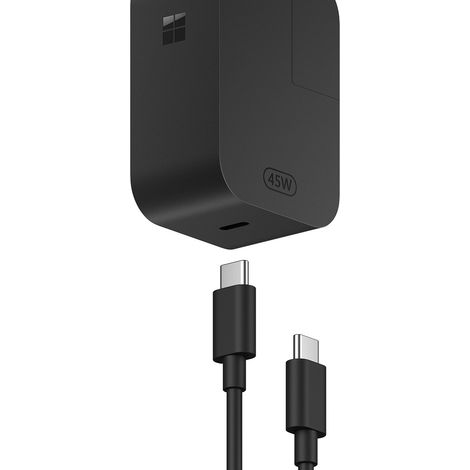 Microsoft Surface 45W USB-C Universal Schwarz AC Drinnen