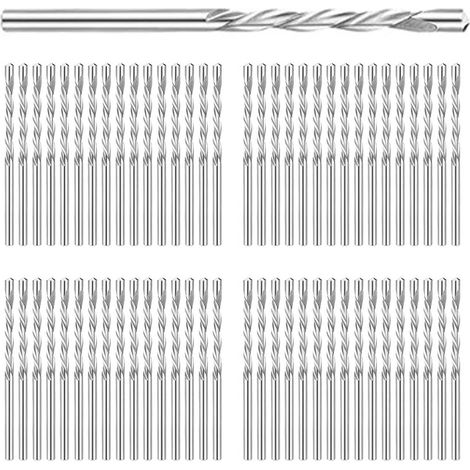 100 Pièces Embouts pour Cloisons Sèches 1/8 Pouces Pointe de Scie Spirale Embouts de Coupe pour Cloisons Sèches Outils de Mèches de Coupe à Pointe de Guidage,Utiliser Scie Spirale (1/5)