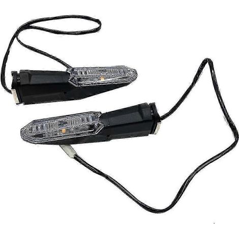Luz intermitente LED delantera y trasera para motocicleta Z650 Z900 Z1000Sx Ninja400 650 Luz indicadora transparente（） (1/5)