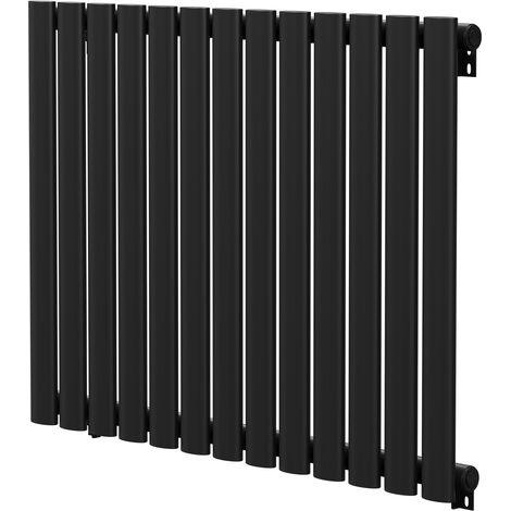 Colore Boone Matt Black 600mm x 780mm Horizontal Single Panel Radiator (1/5)