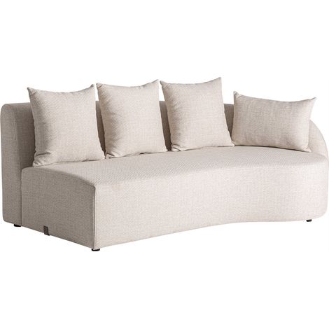 Canapé contemporain beige déhoussable - beige (1/5)