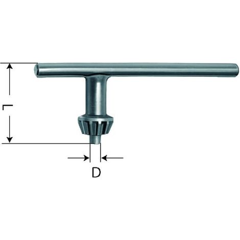 Clé mandrin de perceuse RÖHM 25835ROE – Denture DIN 6349 – Pour bois dur et béton armé – Usage professionnel