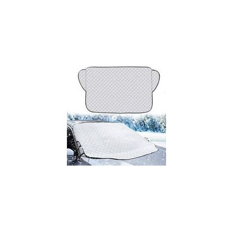 Voiture Protege Pare Brise Givre,Couverture Pare-Brise Voiture,Bâche Pare Brise Protection Hiver Repliable,Protection Solaire pour Pare-Brise de Voitures,pour Anti Givre,Neige,Glace,Pluie,UV,14095cm (1/5)