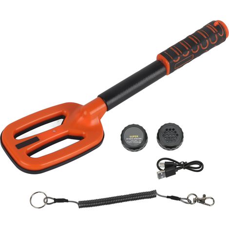 Détecteur de métaux sous-marin IP68 étanche et rechargeable pour la recherche de plongée et l'inspection de sécurité publiqueOrange (1/5)