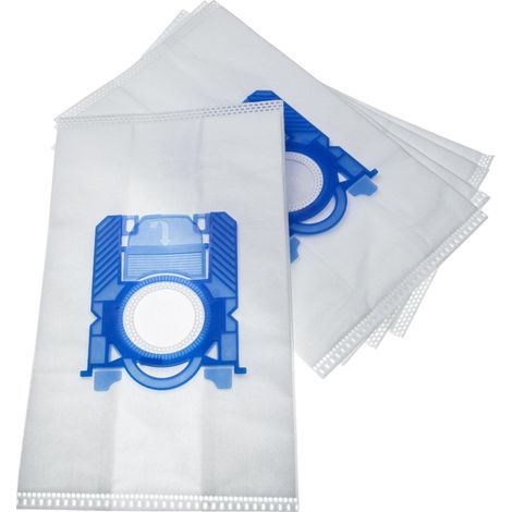 vhbw 5x Sacs compatible avec Volta Control U4610 - U4640 aspirateur - microfibres non tissées, 28,8cm x 17,1cm, blanc