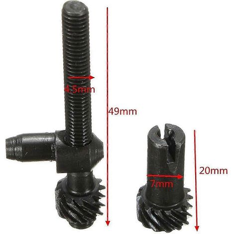 Vis de réglage de la tension de la chaîne pour tronçonneuse chinoise Timberpro Lawnflite 2500 25 cm3