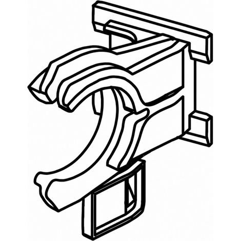 Support de robinet flotteur TECE pour réservoir Uni (27 mm, M 30, à partir de 2020)