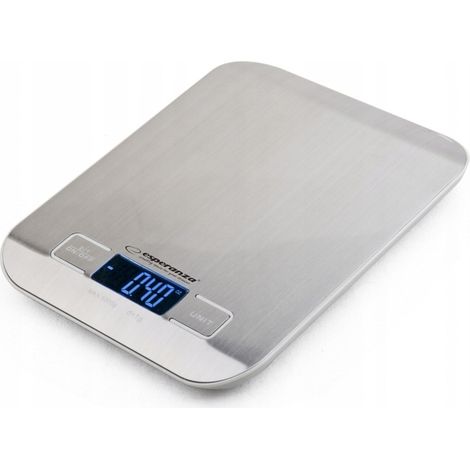 Bilancia da cucina digitale LCD Esperanza Silver Inox