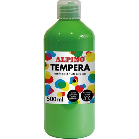 BOTE 500ML TEMPERA LIQ. ALPINO VE CLARO DM010178