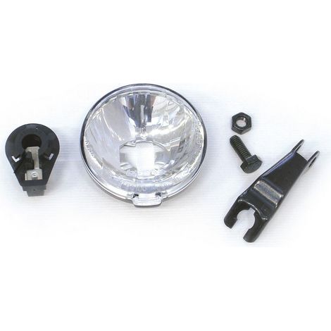 ON BIKE Fanale Anteriore Con Lampadina 6V 2 4W Universale Dinamo Bici Auto