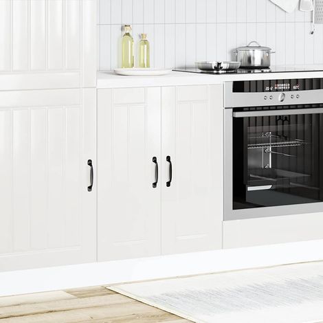 Maison Exclusive - Mobile Base Lavello Lucca Bianco Lucido in Legno Multistrato
