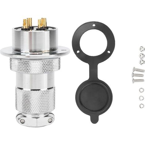 Luftfahrt-Steckerbuchse 30 mm, elektrischer Netzadapter für Maschinen und Geräte, 4-polig (1/4)