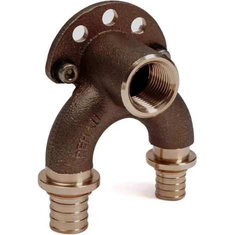 REHAU Codo doble de pared RAUTITAN RX+ 20/16 - Rp 1/2 corto, 14564171001