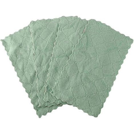 Lot de 20 cuisine Dish chiffon absorbant microfibre nettoyage chiffon pour nettoyage Dishes cuisine salle de bain gris (1/5)