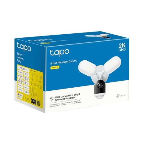 TP-Link Wireless Camera Tapo C720 Outdoor Security Camera with Light, 2K White EU white