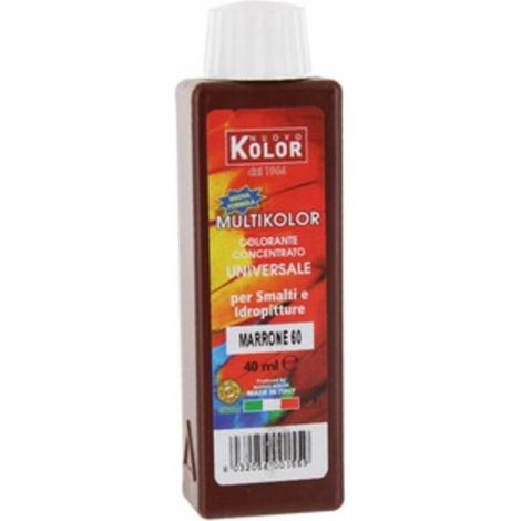12 x COLORANTE UNIVERSALE 40 ML MARRONE OSSIDO 60RL