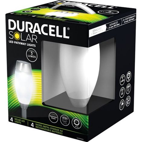 Estaca solar set 4 piezas metal/cristal - talla (1/3)