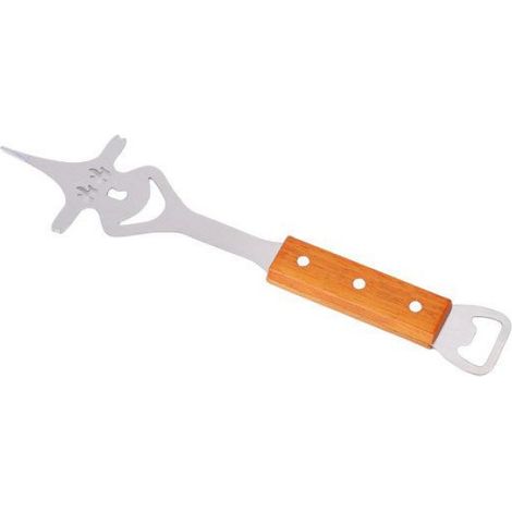 Sonew fourchette pour barbecue Sonew Spatule pour barbecue 1 Barbecue Spatula En Acier Inoxydable Avec Fourchette jardin pelle (1/4)
