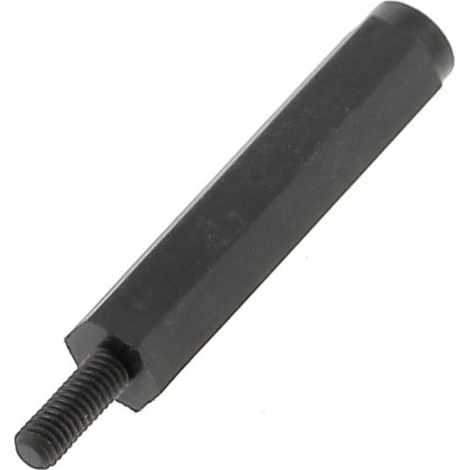 Entretoise Hexagonale M3X8 Six Pans 5.5 Mâle/Femelle Nylon PA6-6 Noir (1/2)