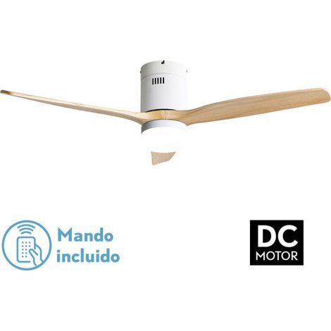 AGUILON Ventilatore da soffitto LED bianco 18W CC