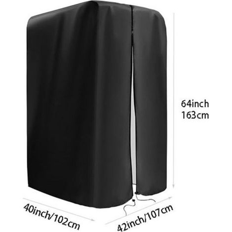 Housse de protection pour barre de traction, lot de 1, imperméable et anti-poussière, dimensions 102 x 107 x 163 cm (1/4)