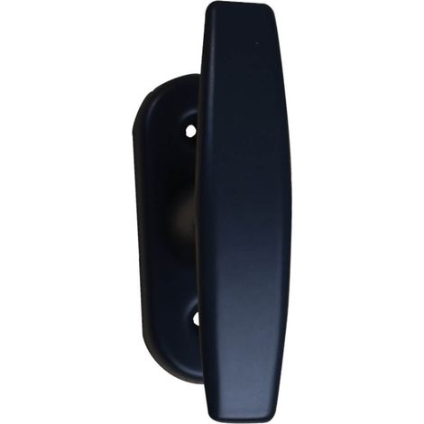 Quincadeco – Poignée de fenêtre aluminium gris RAL 7016 – Carré de 7 mm – Entr’axe 43 mm – Finition époxy résistante en milieu humide