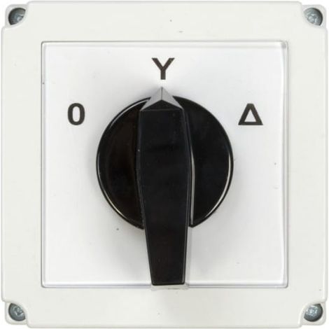Interruptor de leva estrella-triángulo 3P 40A en carcasa 4G40-12-PK R214 63-840591-041