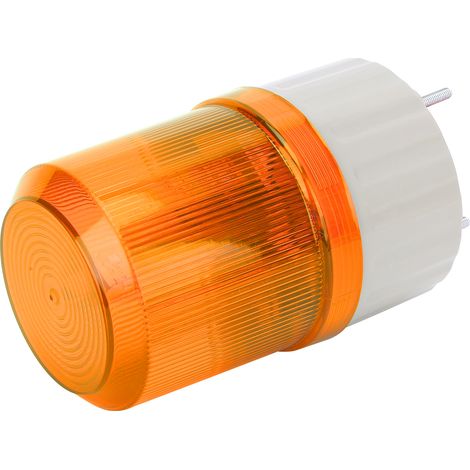 LED-Warnleuchte für Betriebshöfe, akustischer Notfallalarm für Fabriken, 24 V DC, 5 W, gelb (1/5)