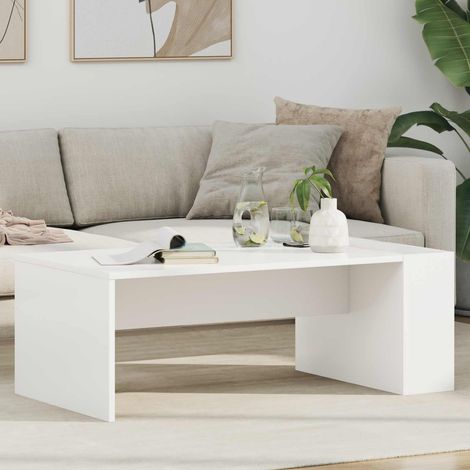 Couchtisch Weiß 95 x 50 x 34 cm Holzwerkstoff