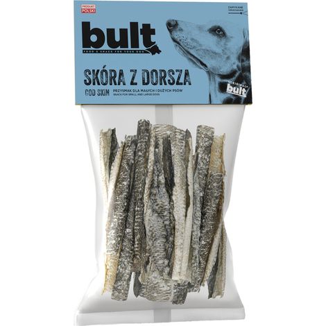 BULT masticable natural para perros, piel de bacalao 50 g, deshidratada. (1/3)