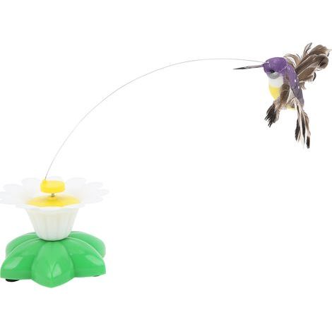 – Jouet électrique pour chat oiseau volant – Mouvement réaliste – Stimule l'exercice et réduit l'anxiété – Compatible avec batterie AAA (1/5)