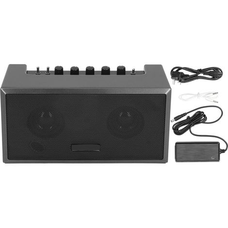 Mini haut-parleur électrique pour guitare, enceinte pratique 8W 100-240V fiche UK (1/5)