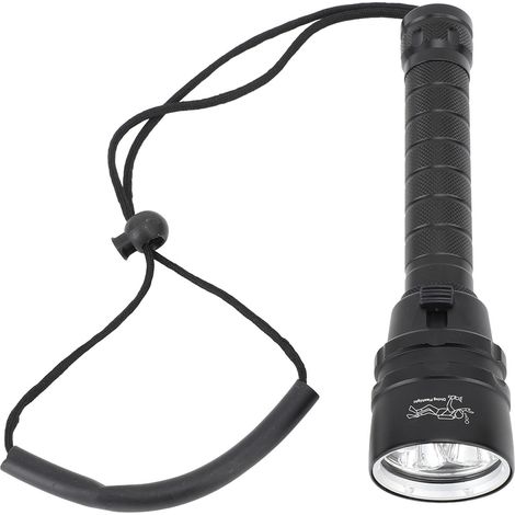 Ortviai Lampe de plongée sous-marine 5000 lm, étanche IPX8 jusqu’à 100 m, en aluminium anodisé, torche de plongée haute puissance (1/5)