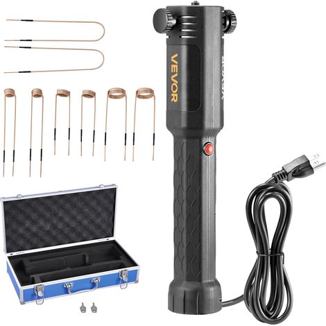 Kit de Chauffage par Induction Magnétique pour Enlever Écrous Rouillés 1100 W, Dégrippeur à Induction Portatif, avec 8 Bobines et Coffret, pour Retirer Vis Rouillées, Réparation Automobile (1/5)