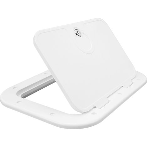 Decksluke mit schlag- und UV-beständiger ABS-Abdeckung, Staufachtür für Boote, Wohnmobile, Wohnwagen, Yachten, Lieferwagen, weiß (1/5)