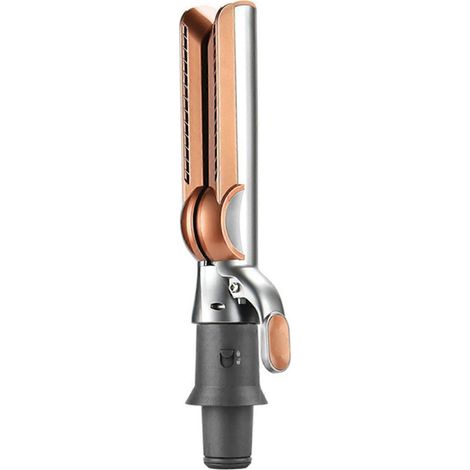 Accessoire lisseur pour sèche-cheveux conçu pour les modèles Dyson HD01 à HD16. Indispensable en voyage pour une coiffure élégante. Doré. (1/5)