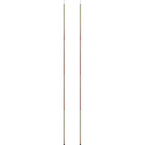 Mâts de parasol 2 pcs 200 cm Acier galvanisé