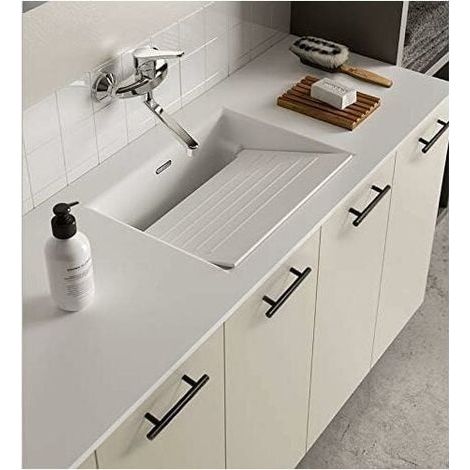 20 Stück T-förmige Griffe für Küchenschränke, Schubladen und Schlafzimmermöbel, schwarz, Lochabstand 96 mm (1/4)