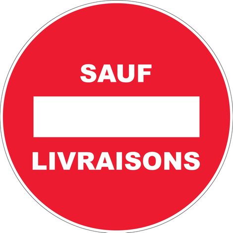 Sens interdit sauf livraison - Rigide Ø450mm - 4080499