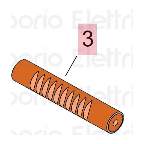 faac pièce détachée crémaillère 180° en aluminium 7193065 (1/3)
