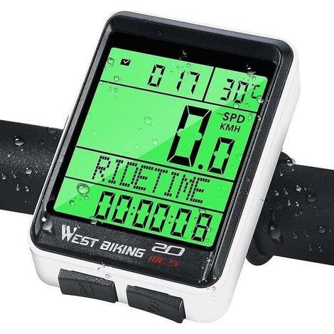 ordinateur de vélo compteur kilométrique vélo sans fil étanche (1/4)
