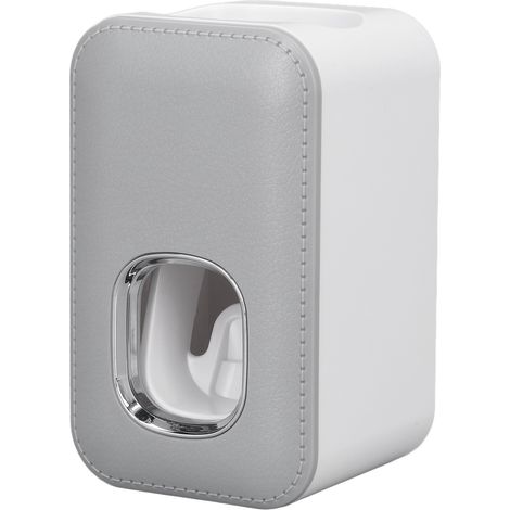 Distributeur de dentifrice entièrement automatique, mural, sans contact, facile à utiliser, pour salle de bain et hôtel, gris (1/5)