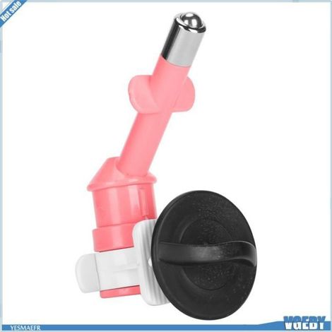 VGEBY Fontaine Mini pour Chien avec Bouteille d'eau - Pas de Fuite La tête à boire rose peut être équipée d'une bouteille de (1/5)