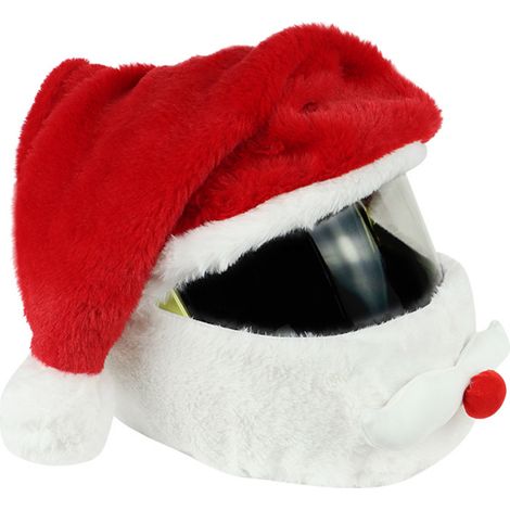 Housse de casque de moto style dessin animé, coupe-vent, douce, en coton PP élastique, rouge. Housse de casque mignonne pour la conduite en extérieur. (1/5)