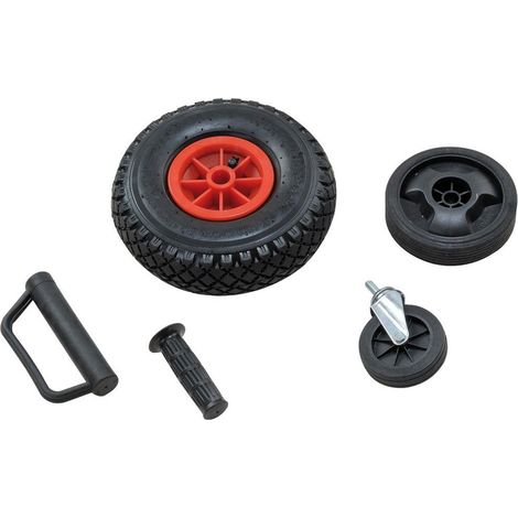 Roue pneumatique GIERRA avec jante en plastique, diamètre 8", charge 150 kg.