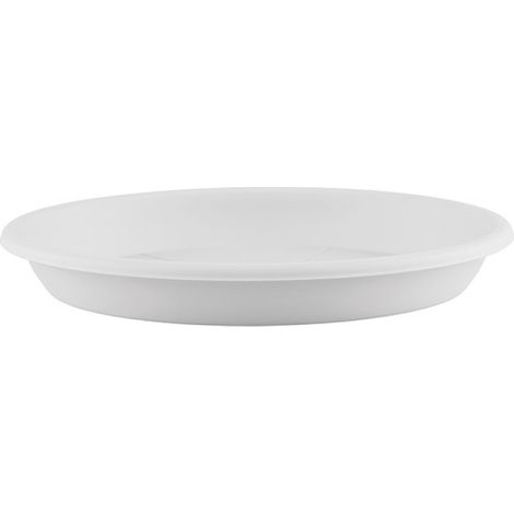 Soucoupe Ronde Blanche 22cm Protection Du Sol Et Drainage Optimal - Artevasi