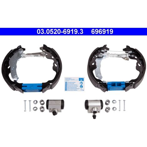 Jeu de mâchoires de frein ATE 03.0520-6919.3 OPEL